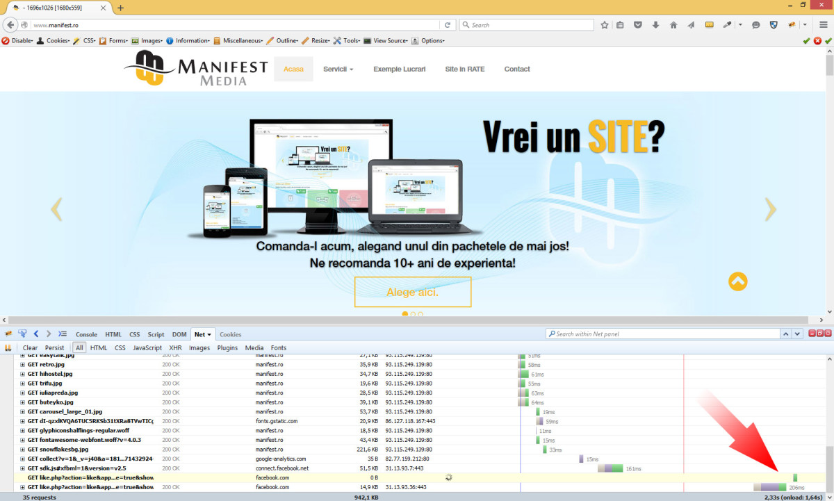 Incarcarea rapida a paginii site-ului web. Sfaturi utile.